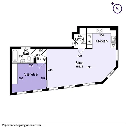 In Laksegade: 1br 300m From Kgs Nytorv Apartment *